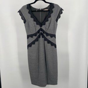 Rebecca Taylor size 6 grey dress